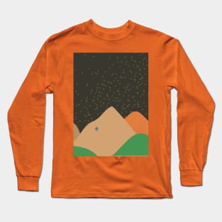 Mountains And Stars Long Sleeve T-Shirt